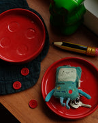 Red Button Tray
