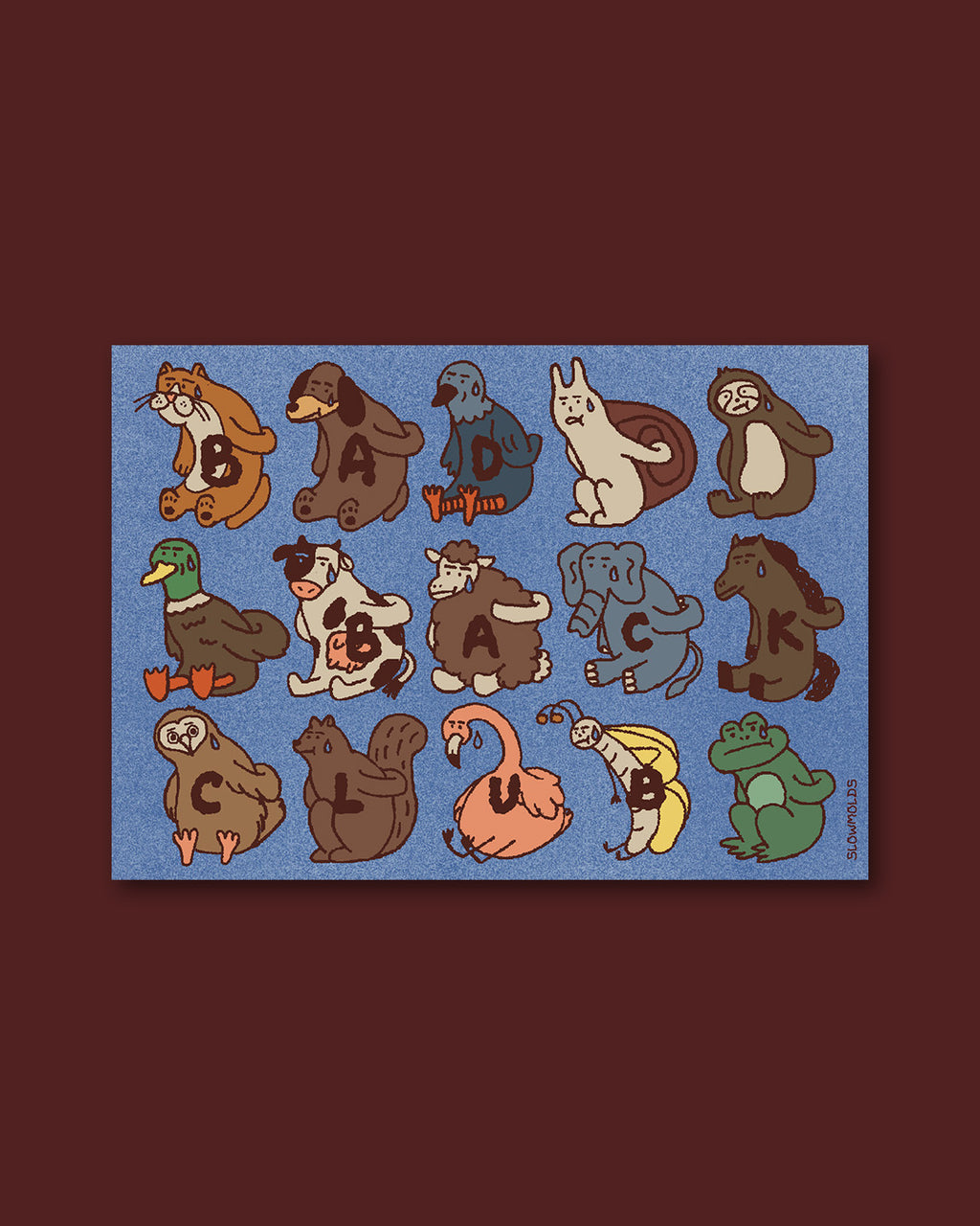 Bad Back Club Print