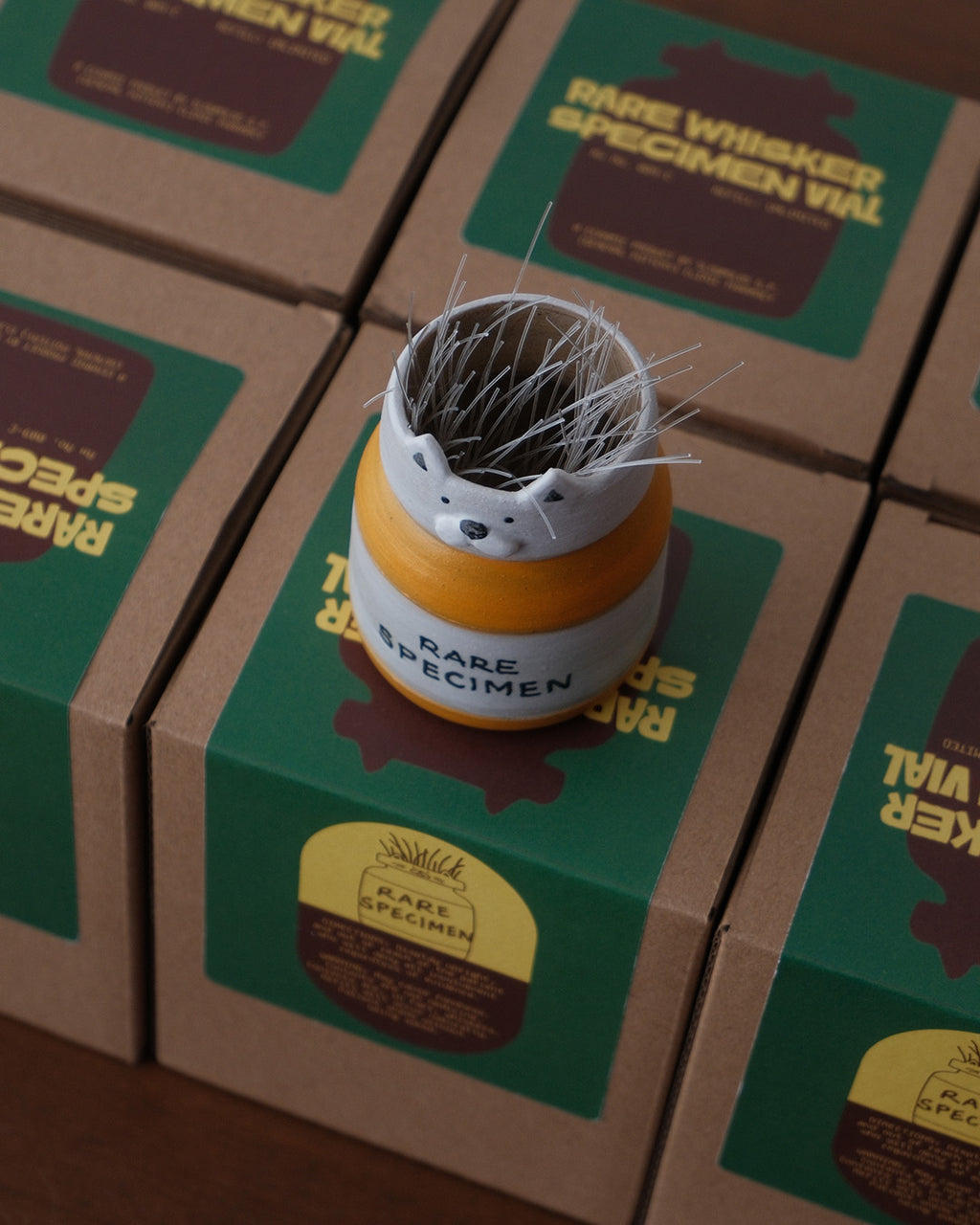 'Rare Specimen' Whisker Pill Bottle
