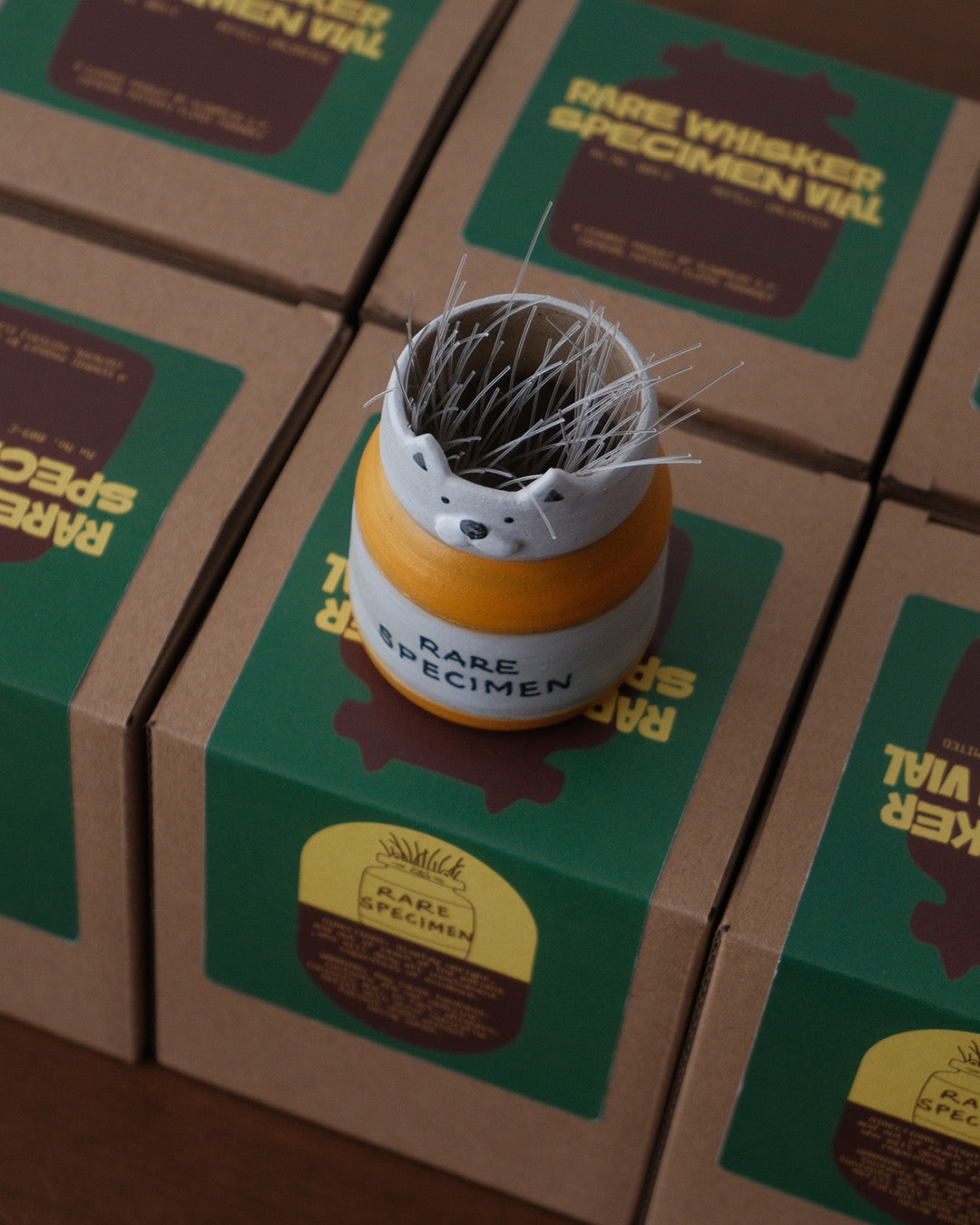 'Rare Specimen' Whisker Pill Bottle