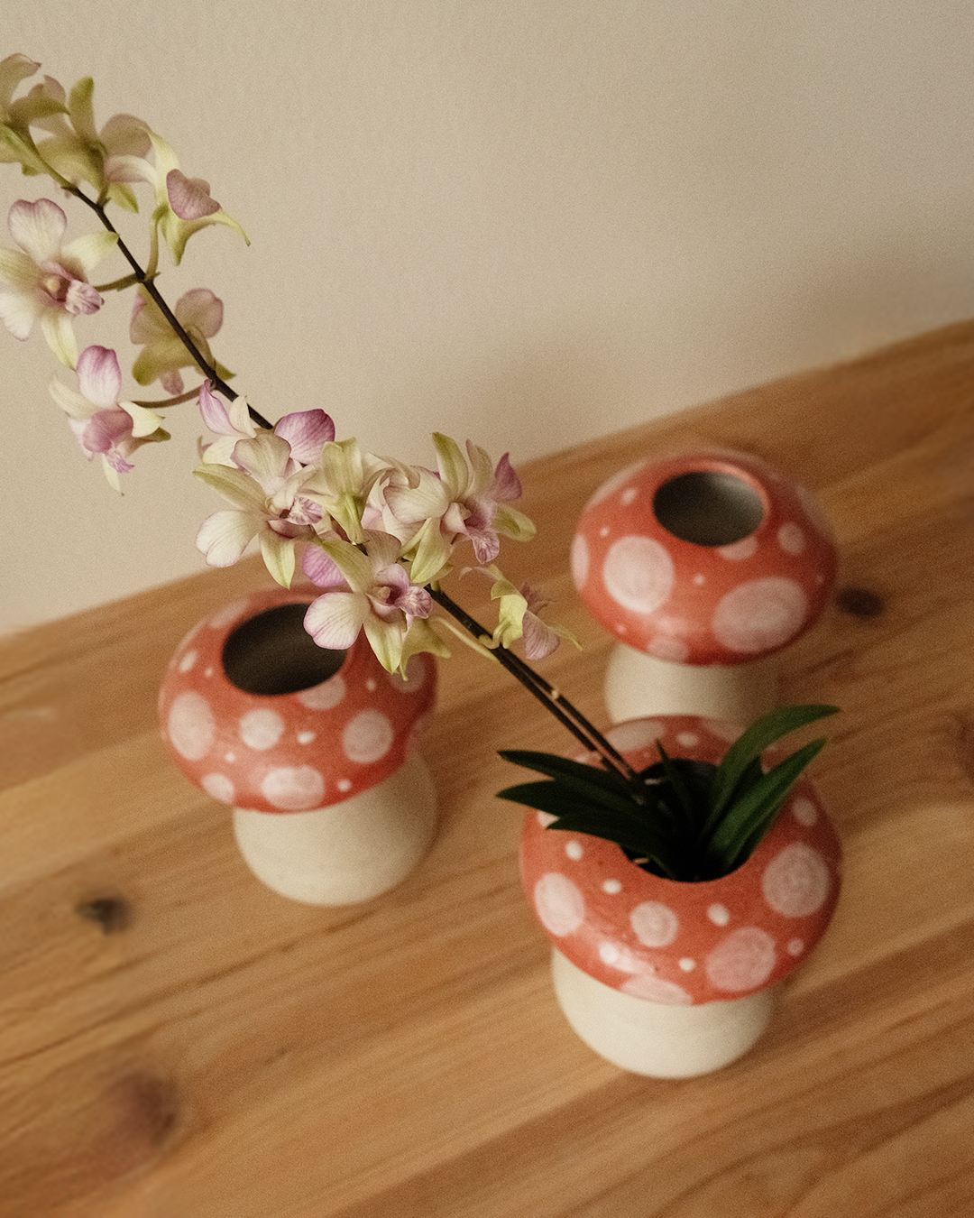 Toadstool Mushroom Vase