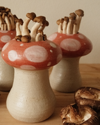 Toadstool Mushroom Vase