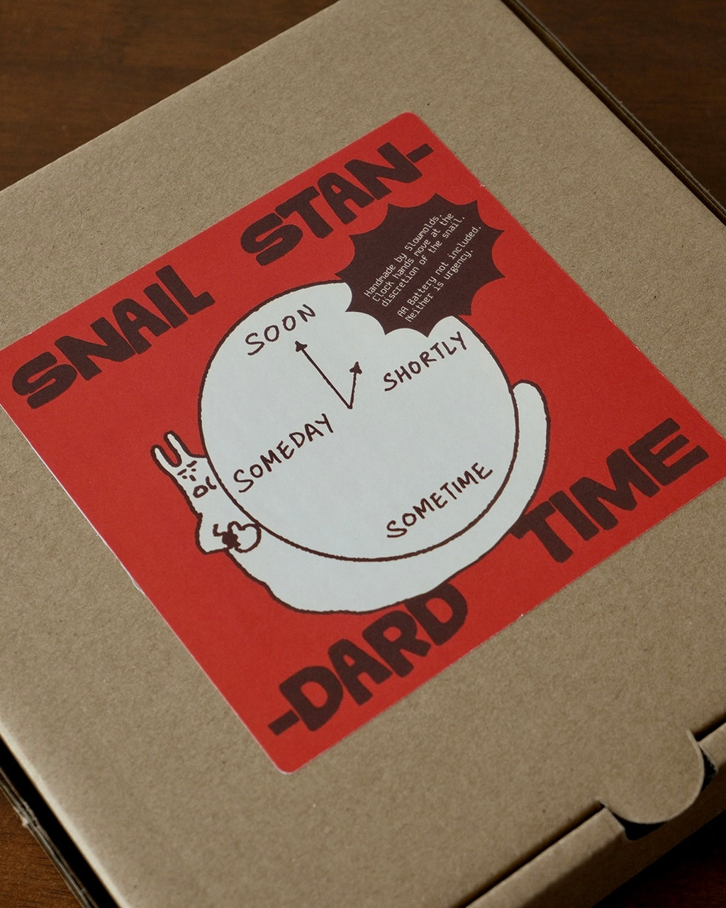 [PRE-ORDER CLOSED] Snail Standard Time Clock: Ships Feb - March 2027