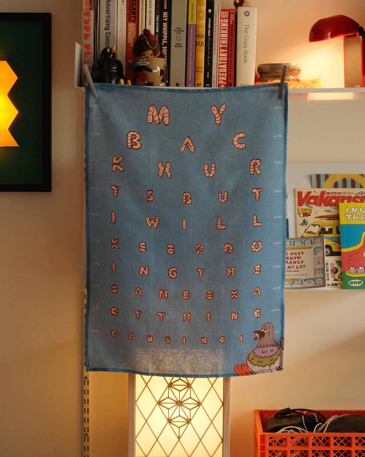 [PRE-ORDER] “I have a bad back” Snail-len Linen Tea Towel - Estimated Late Oct shipment
